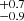 $ ^{+0.7}_{-0.9} $