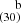 $ ^{~~~~\mathrm{b}}_{(30)} $