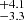 $ ^{+4.1}_{-3.3} $
