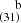 $ ^{~~~~\mathrm{b}}_{(31)} $