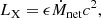$$ \begin{aligned} L_{\rm X} = \epsilon \dot{M}_{\rm net} c^2, \end{aligned} $$