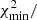 $ \chi^{2}_{\mathrm{min}}/ $