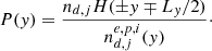 $$ \begin{aligned} P({ y}) = \frac{n_{d,j} H(\pm { y} \mp L_{ y}/2)}{n^{e,p,i}_{d,j}({ y})}\cdot \end{aligned} $$