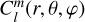 $\[C_l^m(r, \theta, \varphi)\]$