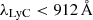 $ \mathrm{\lambda_{LyC} < 912\,\AA} $