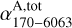 $\[\alpha_{170-6063}^{\text {A,tot }}\]$