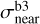 $\[\sigma_{\text {near }}^{\mathrm{b} 3}\]$