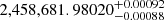 $ 2,458,681.98020^{+0.00092}_{-0.00088} $