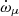 $ \dot{\omega}_\mu $