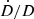 $ \dot{D}/D $