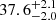 $ \rm 37.6^{+2.1}_{-2.0} $
