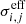 $ \sigma_{i,j}^{\mathrm{eff}} $