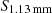 $ S_{1.13\,\rm{mm}} $
