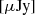 $ [\mu \rm{Jy}] $