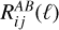$R_{ij}^{AB}(\ell )$