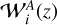 ${\cal W}_i^A(z)$