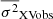 $ \overline{\sigma^2}_{\mathrm{XVobs}} $