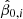 $ \hat{\beta}_{0,i} $