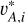 $v_{A,i}^*$