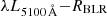 $ {\lambda}L_{5100\,\AA}{-}R_{\mathrm{BLR}} $