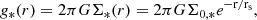 $$ \begin{aligned} g_*(r) = 2\pi G \Sigma _*(r) = 2\pi G \Sigma _{0,*} e^\mathrm{-r/r_s}, \end{aligned} $$