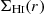 $ \Sigma_{\mathrm{H}\textsc{i}}(r) $