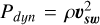 ${P_{dyn}} = \rho {\bf{\upsilon }}_{{\bf{sw}}}^2$