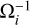 $\Omega _j^{ - 1}$