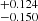 $ _{-0.150}^{+0.124} $