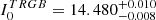 $ I_0^{TRGB}=14.480_{-0.008}^{+0.010} $