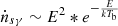 $ {\dot{n}}_{s\gamma}\sim E^2*e^{-\frac{E}{kT_{\mathrm{b}}}} $