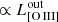 $ \propto L_{[{\mathrm{O}\,{\small{\text{III}}}}]}^{\mathrm{out}} $