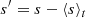$$ \begin{aligned} s^{\prime } = s - \langle s \rangle _t \end{aligned} $$