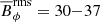 $ \overline{B}_{\mathrm{rms}}^{\mathrm{tor}} = 20 $