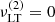 $ \nu_{\mathrm{LT}}^{(2)} = 0 $