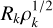 ${R_k}\rho _k^{1/2}$