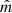 $ \hat{m} $