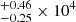 $ _{-0.25}^{+0.46}\times10^{4} $