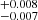 $ _{-0.007}^{+0.008} $
