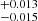 $ _{-0.015}^{+0.013} $