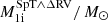 $ M_{\mathrm{1i}}^{\mathrm{SpT} \wedge \Delta \mathrm{RV}}/\,M_\odot $