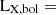 $ \rm L_{X,bol} = $