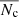 $ \overline{N_{\mathrm{c}}} $