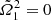 $ {\tilde{\varOmega}}_{1}^2=0 $