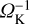 $\Omega _{\rm{K}}^{ - 1}$