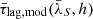 $ \bar{\tau}_{\mathrm{lag,mod}}(\bar{\lambda}_S,h) $
