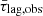 $ \bar{\tau}_{\mathrm{lag,obs}} $
