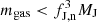 $ m_{\mathrm{gas}} < f^{3}_{\mathrm{J,n}}M_{\mathrm{J}} $