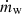 $ \dot{m}_{\mathrm{w}} $