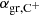 $ \alpha_{{\mathrm{gr, C}^{+}}} $